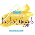 Natural Health Product Awards 2018 – Best Supplement award badge