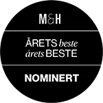 M&H Årets beste – This years best nomination badge