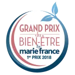 Grand Prix du Bien-Être by Marie France, 1st Prize 2018 award badge
