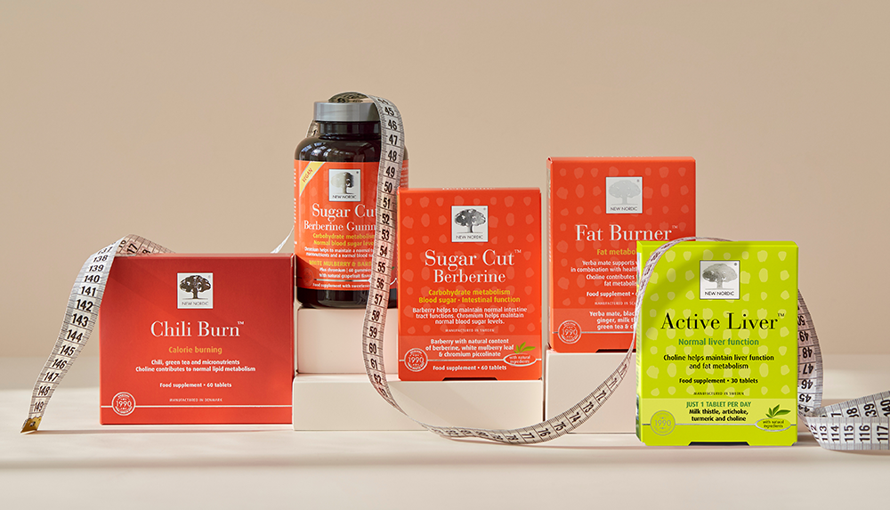 a collection of fatburner products