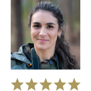 Magic Magnesium⢠Citrate 12 Woman displayed with five stars beneath.