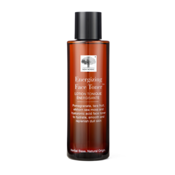 New Nordic Energising Face⢠Toner moisturises, softens, and brightens skin with pomegranate, red seaweed, and hyaluronic acid.