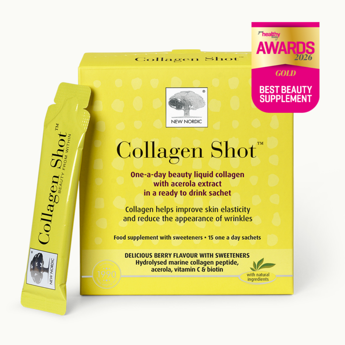 w_CollagenShot_15_Front_UK_Tile1 Front of Collagen Shot™ package.