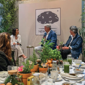 Herbal Schools 11 Speakers giving a talk at the New Nordic herbal school event